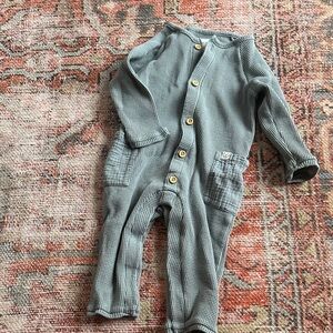 Stylish Blue Kids One Piece Footie